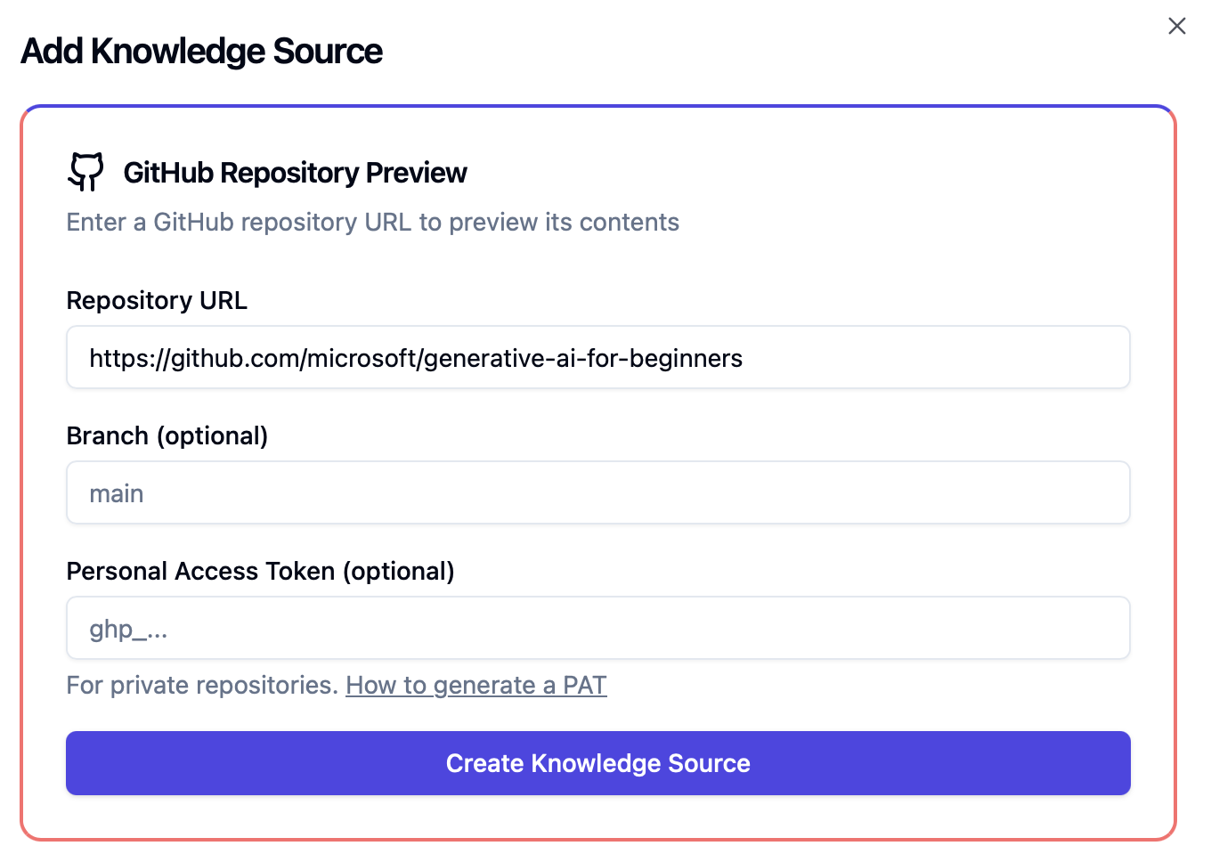 GitHub Repository Knowledge Base Sync